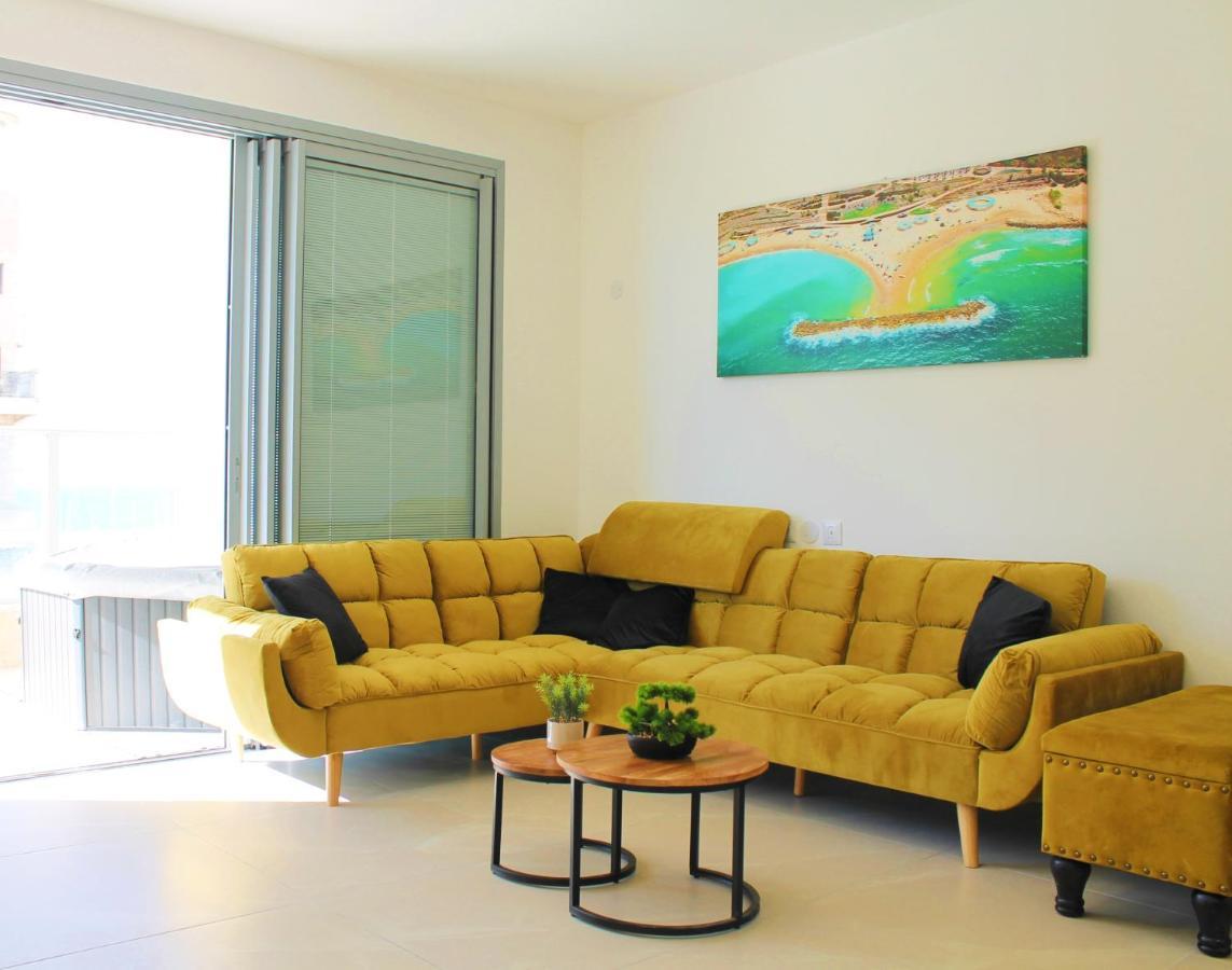 Beach Suite Israel- Private Jacuzzi, Beach View, Gym, Low Fee For Off-Site Indoor Pool & Spa ביץ סוייט ישראל- ג'קוזי פרטי עם נוף ים, אפשרות לבריכה מקורה וספא בתשלום ממש מוזל Așkelon Exterior foto
